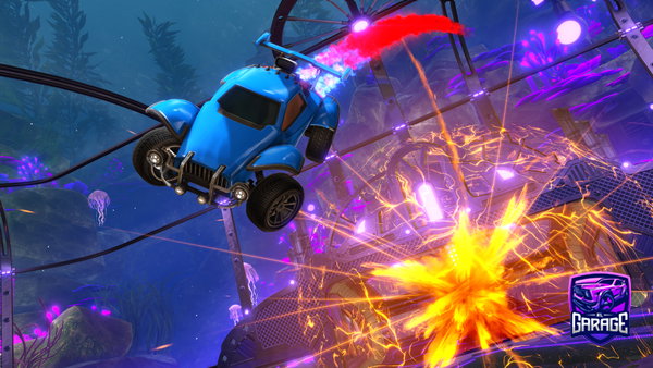 A Rocket League car design from abdui