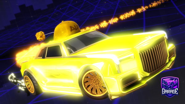 A Rocket League car design from ZielCzerv