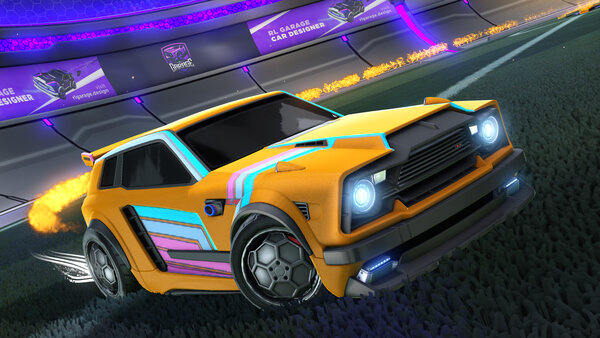 A Rocket League car design from Zep973