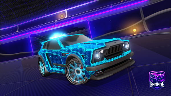 A Rocket League car design from TopBinner