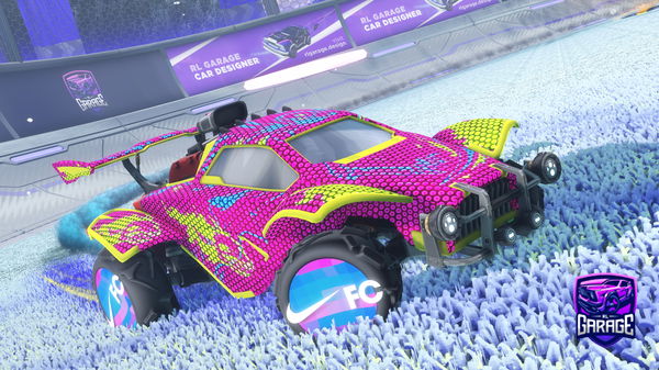 A Rocket League car design from THENARDD0GG