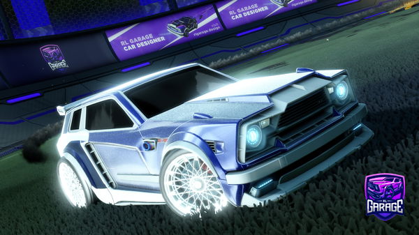 A Rocket League car design from WHASHKI101