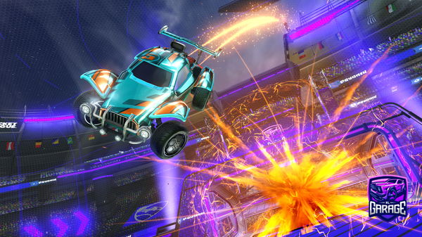 A Rocket League car design from Skyes_rl