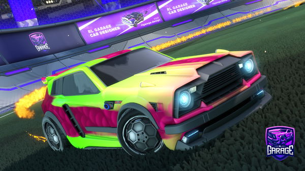 A Rocket League car design from KTiniOfficial