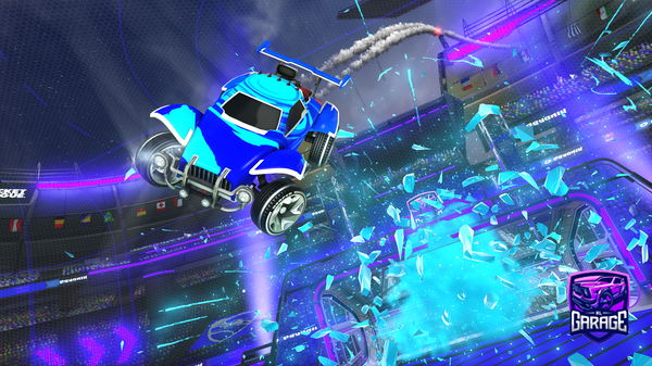 A Rocket League car design from Bongers