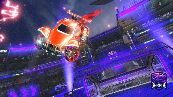 A Rocket League car design from Jakjak08