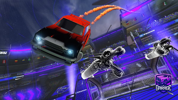 A Rocket League car design from Catninja101
