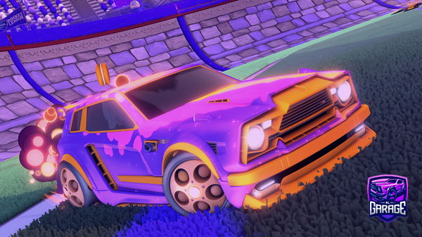 A Rocket League car design from carbonario