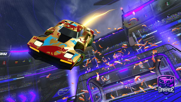 A Rocket League car design from Mitsouku2212