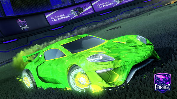 A Rocket League car design from catslikecheese2