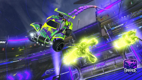 A Rocket League car design from Inux