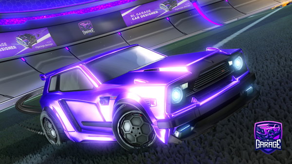 A Rocket League car design from prutterut