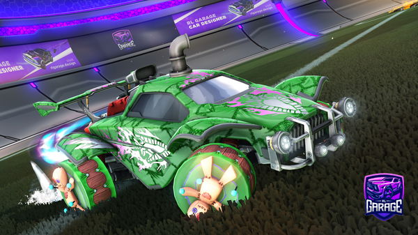 A Rocket League car design from pixl_