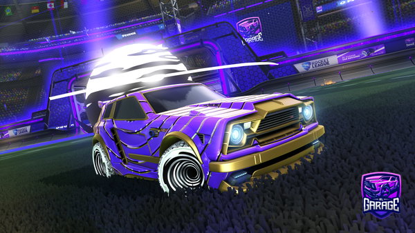 A Rocket League car design from darkpoppins