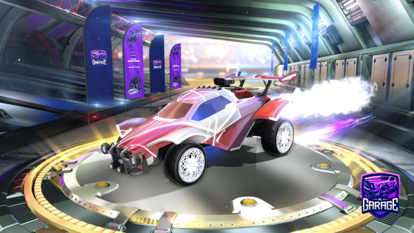 A Rocket League car design from Rl_flamingo