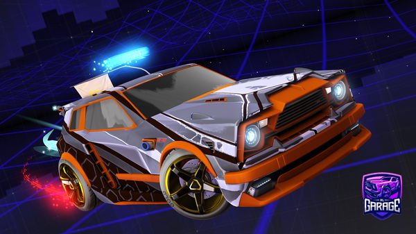 A Rocket League car design from kv1confia