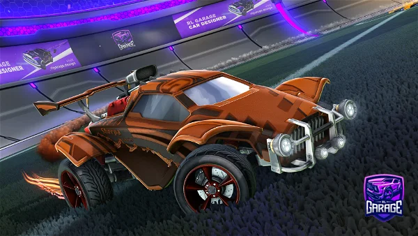 A Rocket League car design from PSN___CkrypticHP