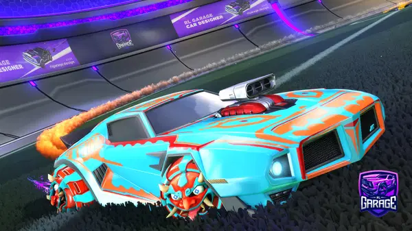 A Rocket League car design from Elr0nd
