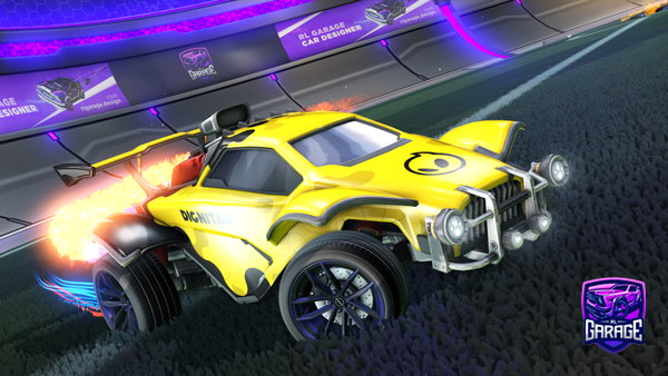 A Rocket League car design from Pulse-ni-ght