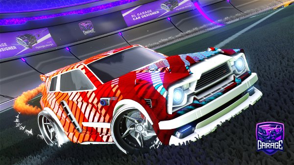 A Rocket League car design from iondevin2