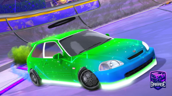 A Rocket League car design from Aztek2800