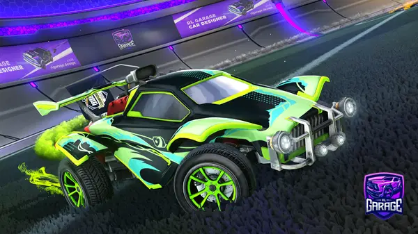 A Rocket League car design from Ryzenloll