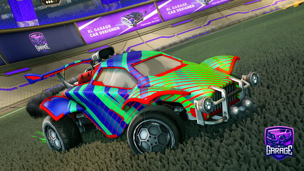 A Rocket League car design from Tigerns