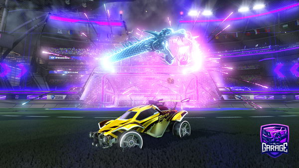 A Rocket League car design from AztrallNotReal