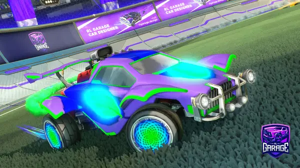 A Rocket League car design from baz_