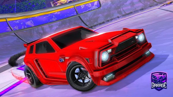 A Rocket League car design from ItsErrex