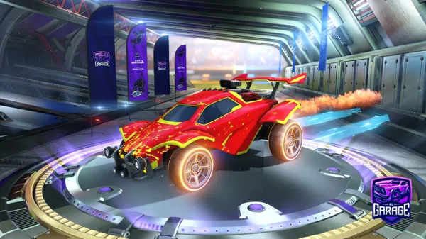 A Rocket League car design from McFriz