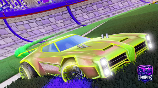 A Rocket League car design from Pliazok