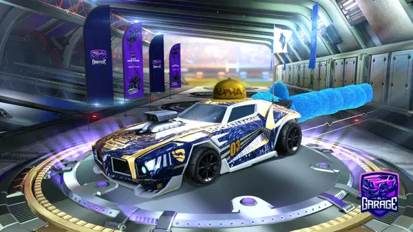 A Rocket League car design from Garou_DzZ