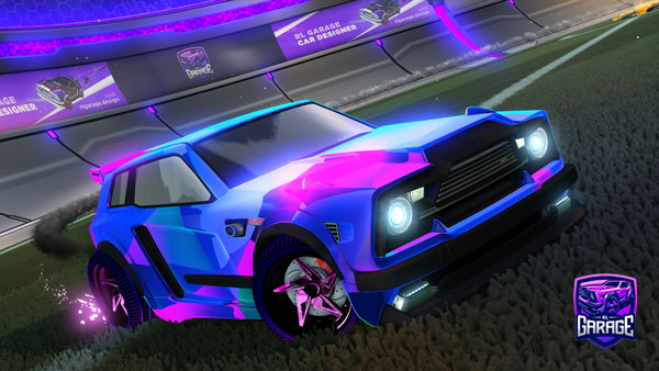 A Rocket League car design from Yacob828