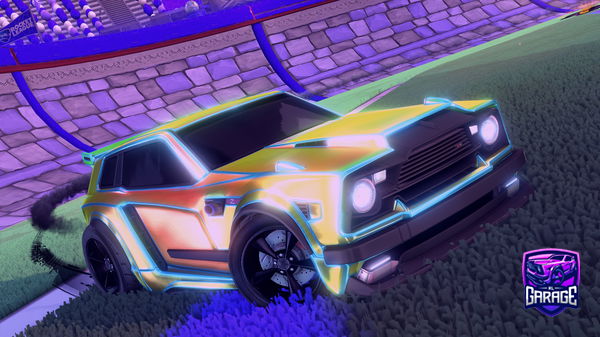 A Rocket League car design from nauctaly