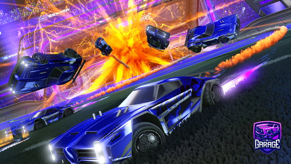A Rocket League car design from nicolaseye