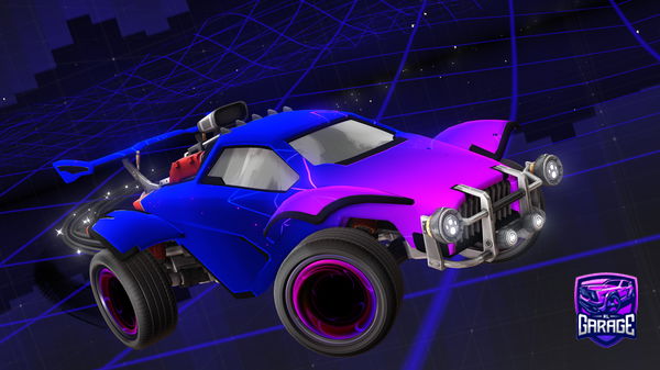 A Rocket League car design from nauctaly