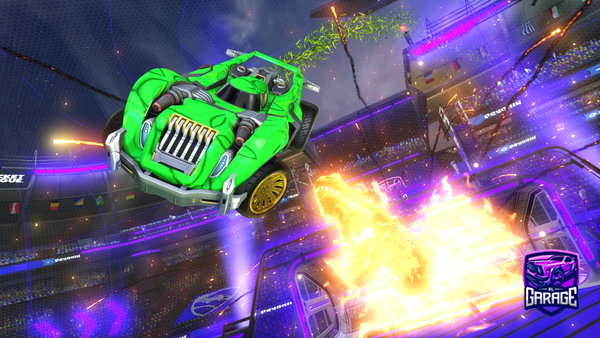 A Rocket League car design from aserhazem