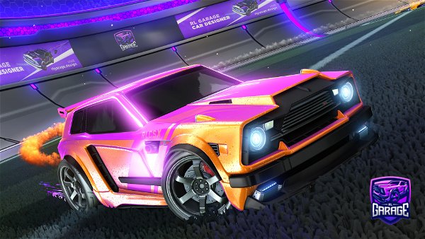 A Rocket League car design from IGamersam
