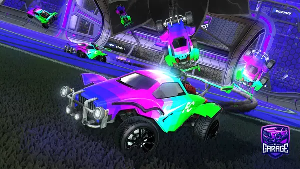 A Rocket League car design from TIG_Bako