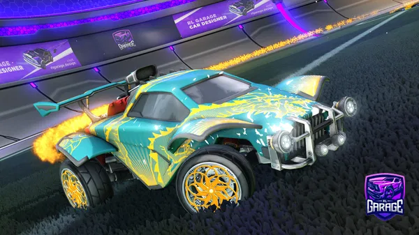 A Rocket League car design from NetfishHun