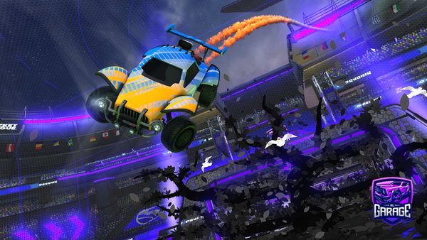 A Rocket League car design from khdougy