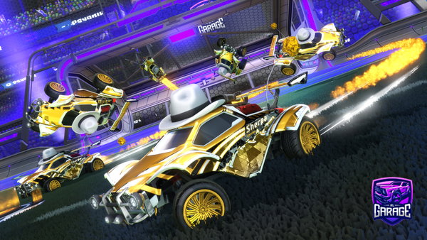 A Rocket League car design from H0N35T1Y