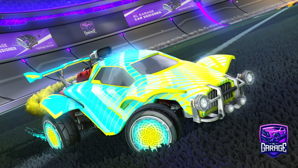 A Rocket League car design from Stevoo522