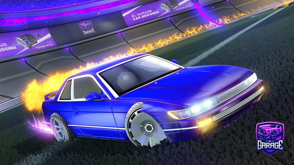 A Rocket League car design from BAZOOKA133