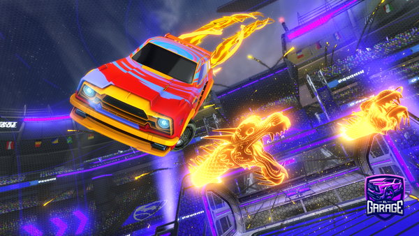 A Rocket League car design from MrShiba077