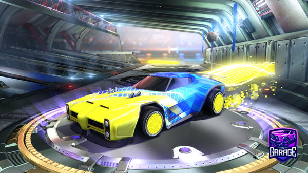 A Rocket League car design from Electroxical