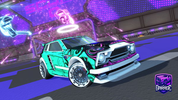 A Rocket League car design from Gibbo73