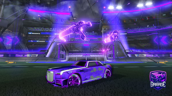 A Rocket League car design from Yukietero