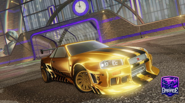 A Rocket League car design from waffle88